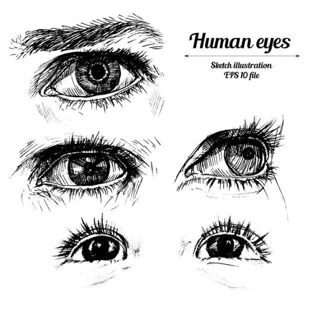 Eye Drawing Tutorials - Draw Expressive Eyes - Eays Ways to Learn How to Draw Eyes - How To Draw A Realistic Eye - Shading Eyes, Coloring Techniques and Step by Step Tutorials for Eye Drawings