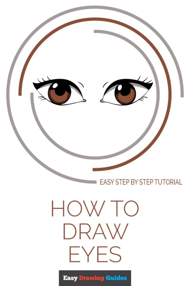 Eye Drawing Tutorials - Draw Eyes – Really Easy Drawing Tutorial - Eays Ways to Learn How to Draw Eyes - How To Draw A Realistic Eye - Shading Eyes, Coloring Techniques and Step by Step Tutorials for Eye Drawings