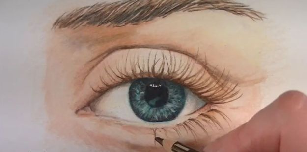 How to Draw a Realistic Eye with Colored Pencils - Prismacolor Drawing Tutorial Step by Step Art Lessons