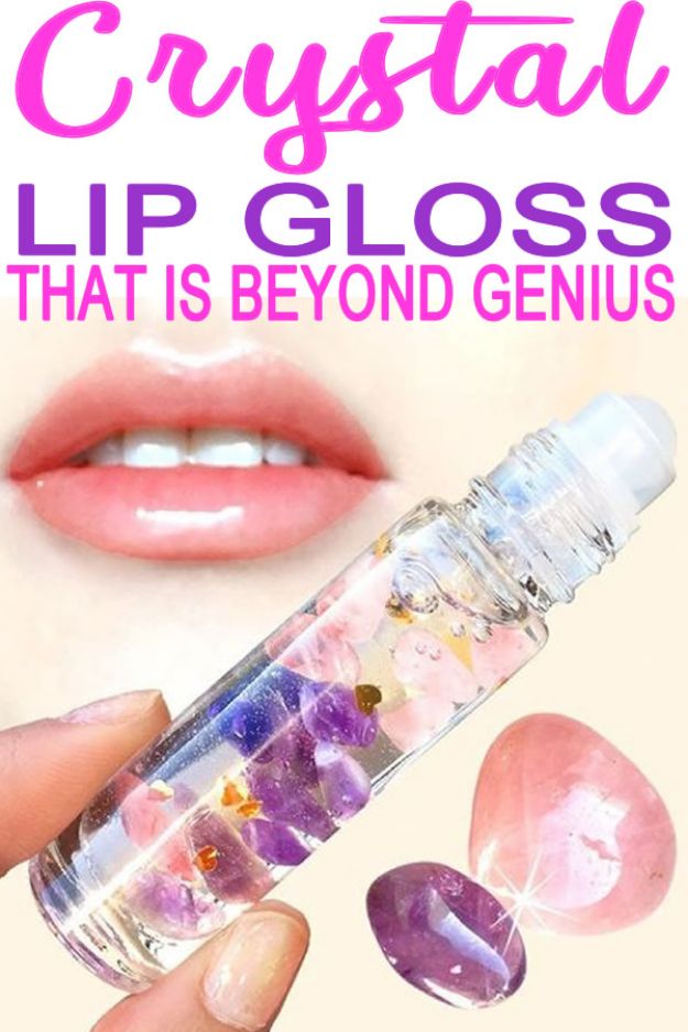 Easy Crafts for Teen Girls | Crystal Lip Gloss l Fun Craft and DIY Ideas for Teenagers and Tween Girl | Room Decor and Gifts