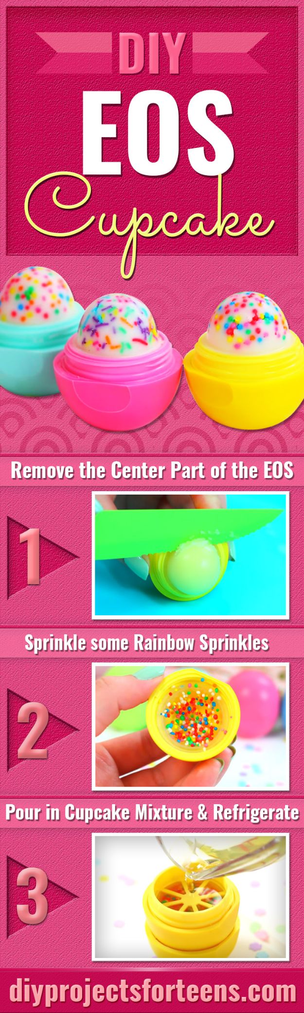 Easy Crafts for Teen Girls | How to Make DIY Cupcake EOS l Fun Craft and DIY Ideas for Teenagers and Tween Girl | Room Decor and Gifts