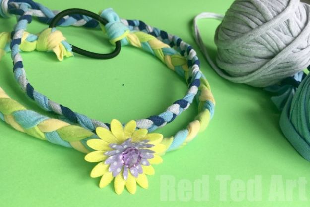 Easy Crafts for Teen Girls | Easy T-shirt Yarn Hairbands l Fun Craft and DIY Ideas for Teenagers and Tween Girl | Room Decor and Gifts